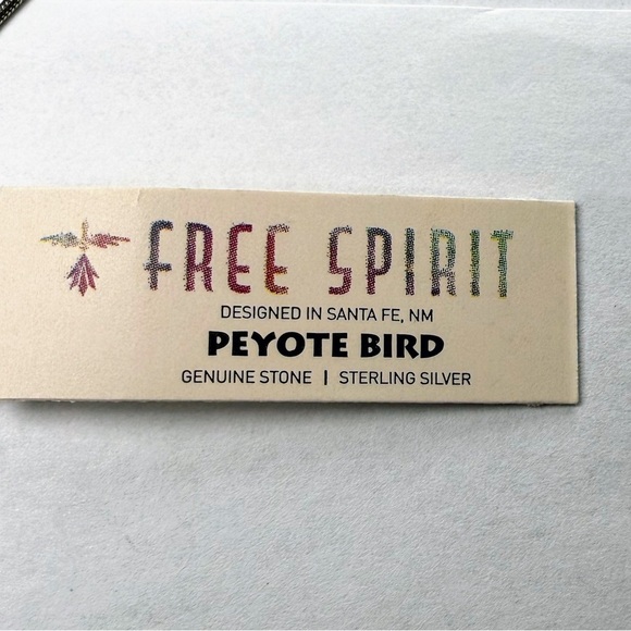 NWT Peyote Bird Sterling Silver 20” Necklace 925 Three Loops - Picture 2 of 6